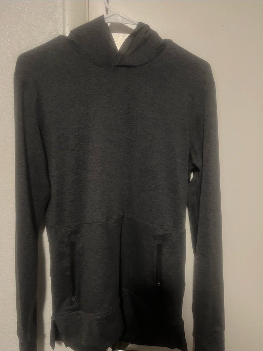 Men's Grey Crewneck Hoodie Sweater